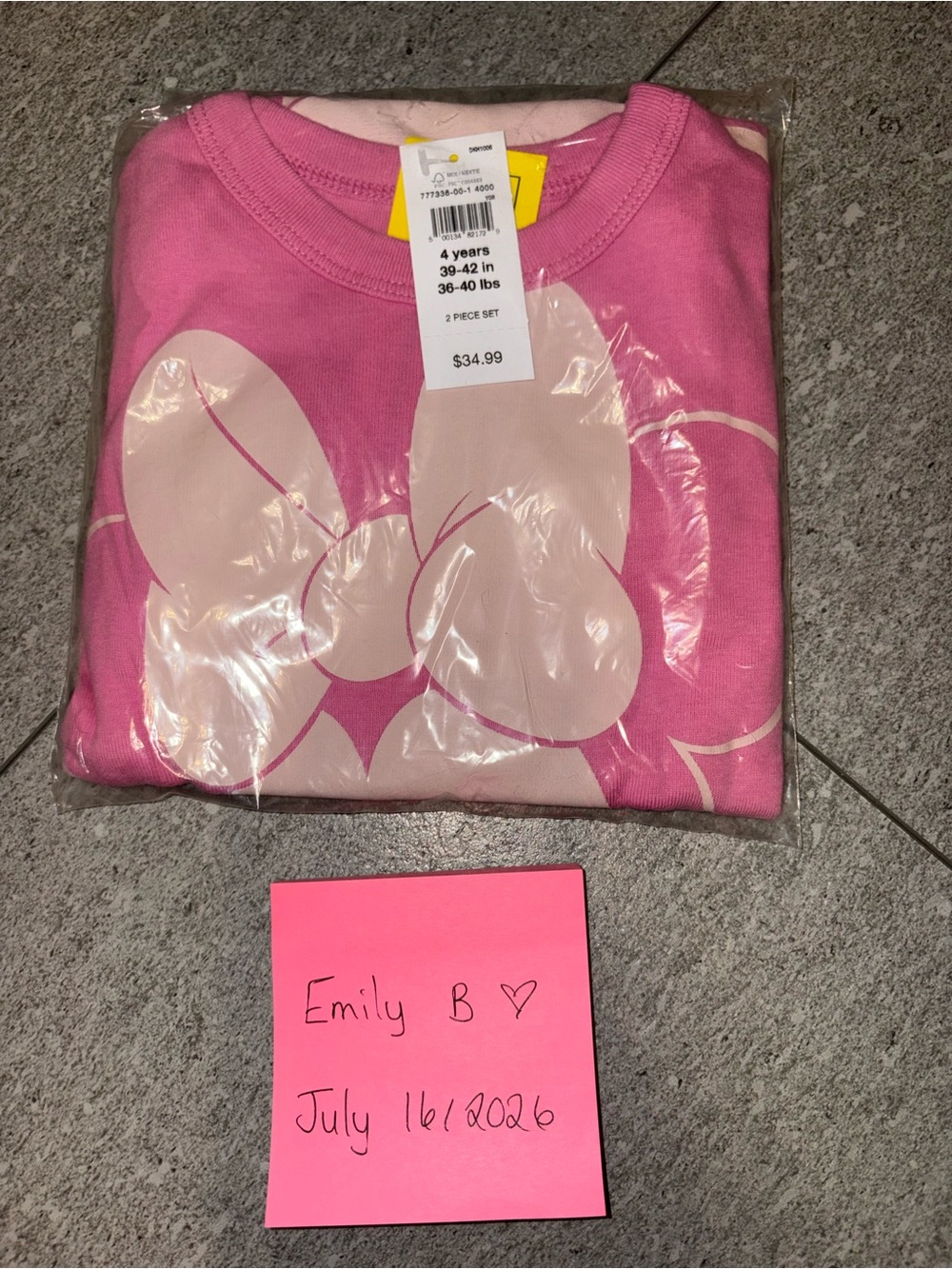 GAP 4T shorts set